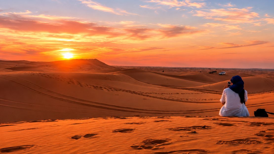 Sunset Camel Tour in Erg Chebbi