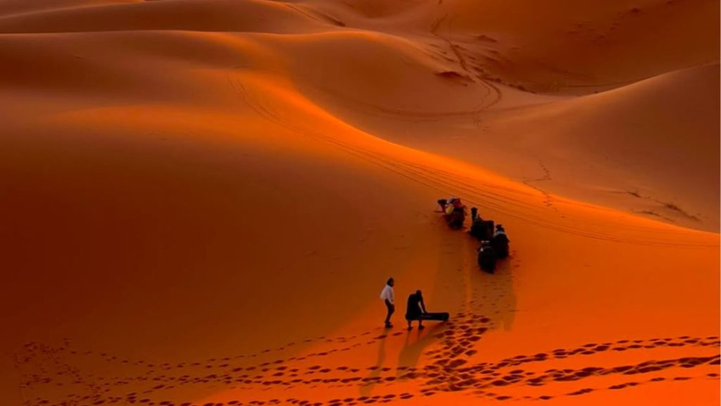 2 night camel trekking in merzouga